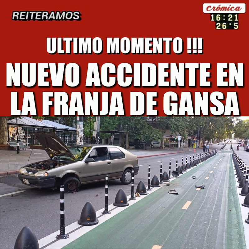 NuncaMasFAPIT's tweet photo. 1 Semana y 2 Accidentes en la franja de gansa https://t.co/vdDIDUUNoK