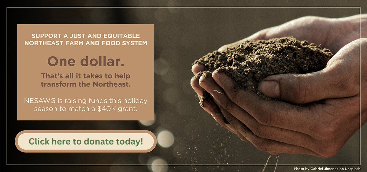 Support NESAWG as we build a just and equitable Northeast farm and food system! - mailchi.mp/nesawg/potluck…