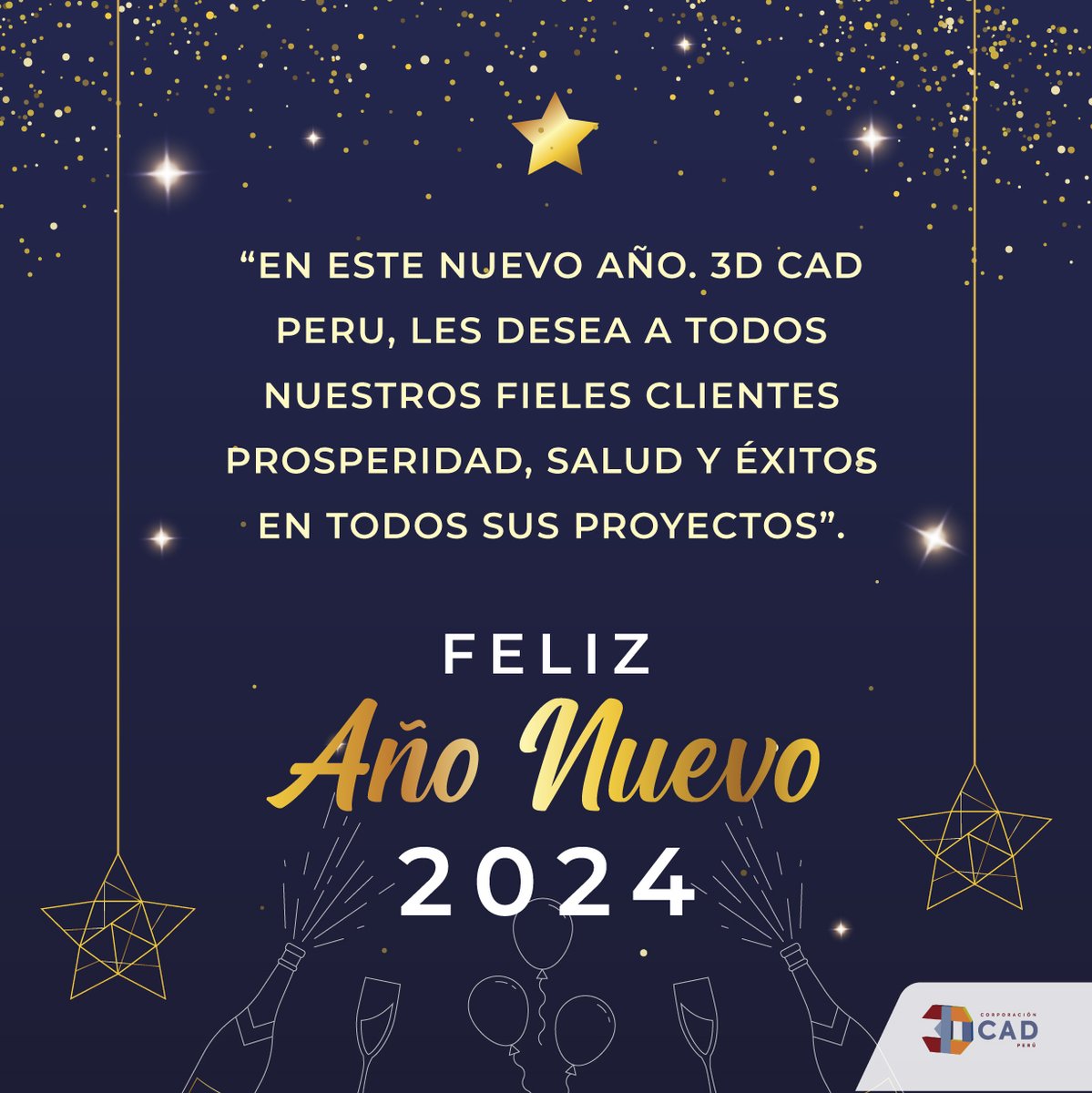 3dcadperu's tweet image. En este Año Nuevo 3D CAD PERU, les desea:

Salud, paz y parabienes en todos sus proyectos.
¡Feliz 2024! 🥳😊

#añonuevo2024 #nuevosproyectos #exitosos #3dcadperu
