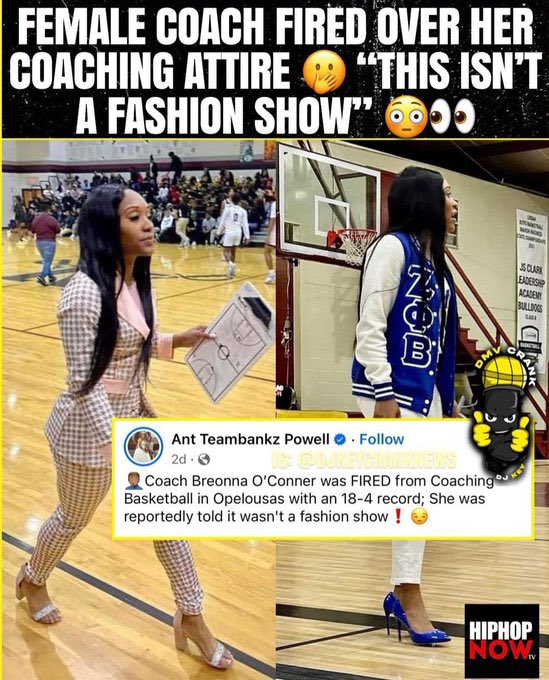 IF WE DON’T SUPPORT OUR OWN, WHO WILL? 

IT’S TIME TO STAND UP FOR HEAD COACH BREONNA O’CONNER (<a href="/coachbree32/">Breonna O’Conner</a>).

SPREAD THE WORD:

<a href="/MarcJSpears/">Marc J. Spears</a> 
<a href="/MarkJonesESPN/">MarkJonesESPN</a> 
<a href="/malika_andrews/">Malika Andrews</a> 
<a href="/jemelehill/">Jemele Hill</a> 
<a href="/dawnstaley/">dawnstaley</a> 
<a href="/JHart_1825/">Jason Hart</a> 
<a href="/Iambiggie503/">Damon Stoudamire</a> 
<a href="/Sydney_Rene/">Sydney Renee</a> 
<a href="/Noey_Quinn/">Noelle Quinn</a> 
<a href="/IamTinaThompson/">Tina Thompson</a>