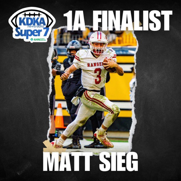 matt_sieg's tweet photo. Thankful to be selected as a @KDKARadio Super 7 award finalist! Voting will begin at 12 on New Year’s Day #KDKASuper7 #KDKAFridayNightLights https://t.co/Edw6cHYDOz
