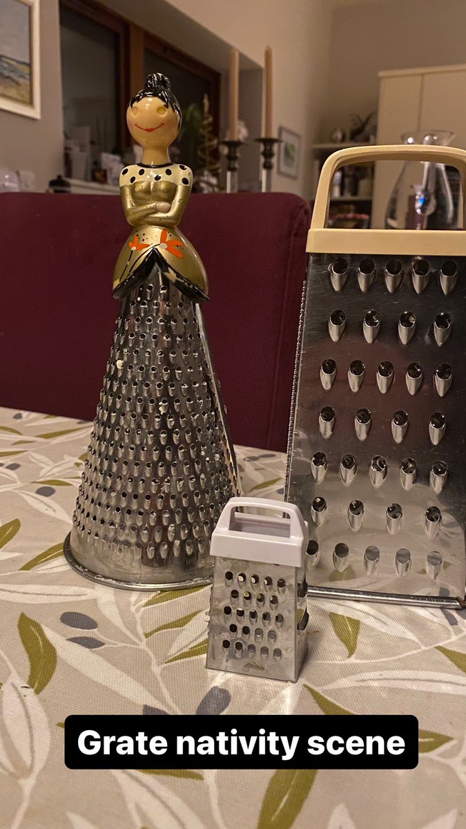 Grate nativity scene