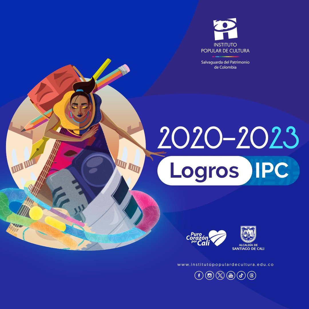 IUIPCCali's tweet photo. 🤩Como fundadores de la Institución Universitaria de las Culturas y las Artes Populares IPC estos fueron nuestros #LogrosIPC ✨, donde marcamos hitos históricos que nos posicionan como pioneros en la revitalización de la grandeza de esta institución. https://t.co/JIqxDM1ij1
