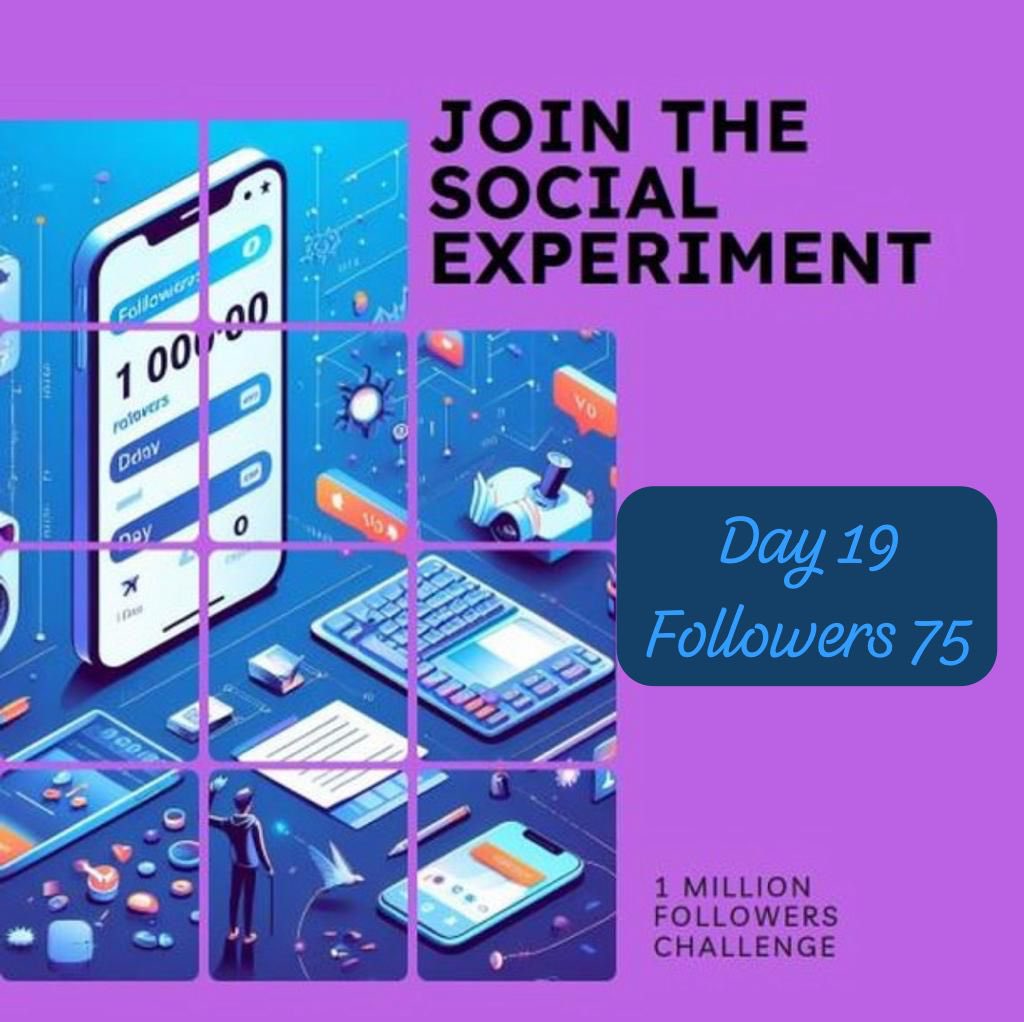 Site_Snap_Doc's tweet photo. we are running a social experiment. How soon can we get this account to 1 million followers. 

Each day we will post the number of days and followers. 

All shares will be appreciated. 

#socialmediaexperiment #challengeaccepted #viralgrowth #followusnow #onemillionfollowers https://t.co/VssJuW3lDK