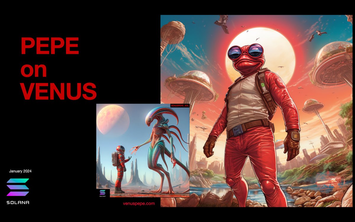 PUBLIC PRESALE IS LIVE - $VENUSPEPE  on Solana 

SEND $SOL TO:  
Min: 0.5 $SOL
Only 1000 SPOTs 
app.hel.io/pay/658ddc7ae1…