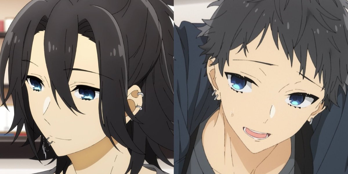 goboee's tweet photo. when a male characters that are initially introduced with a long haired decide to cut it shorter in later appearances. the world has progressed past the need for this trope https://t.co/ZAYXNgYdDX
