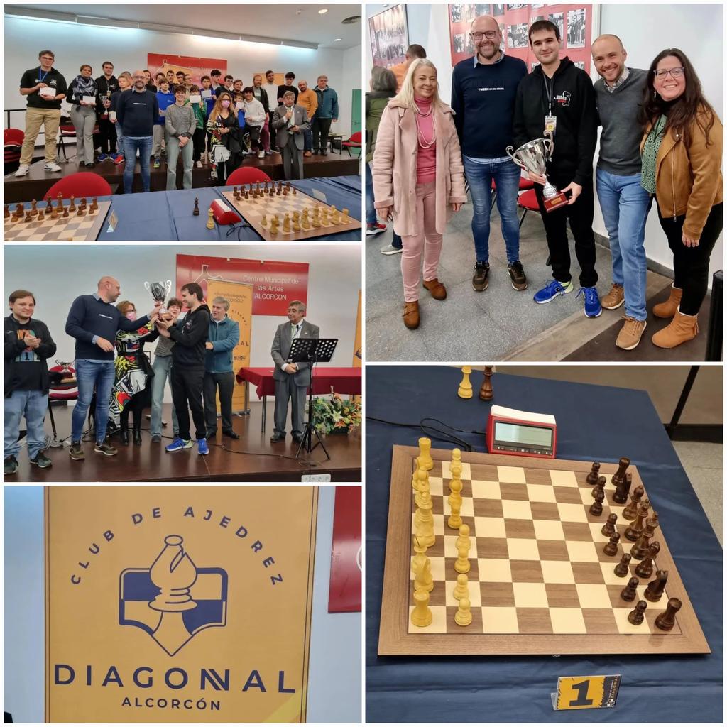 <a href="/ppalcorcon/">PP Alcorcón</a> <a href="/AjedrezDiagonal/">Club Ajedrez Diagonal Alcorcón</a> <a href="/rmarinvergara/">ℝ𝕠𝕓𝕖𝕣𝕥𝕠 𝕄𝕒𝕣í𝕟 𝕍𝕖𝕣𝕘𝕒𝕣𝕒</a> <a href="/ppmadrid/">PP Comunidad de Madrid</a> <a href="/IdiazAyuso/">Isabel Díaz Ayuso</a> <a href="/SerranoAlfonso/">Alfonso Serrano</a> <a href="/j_asanchez/">José Antonio Sánchez</a> <a href="/LSacedaG/">Luis S.G.</a> <a href="/nnggalcorcon/">NNGG Alcorcón 🇪🇸</a> <a href="/rosapropin/">Rosalía Propín</a> <a href="/PardoRayo/">Marisol Pardo</a> Muchas gracias al club <a href="/AjedrezDiagonal/">Club Ajedrez Diagonal Alcorcón</a> por invitarnos y darnos la oportunidad de participar en la entrega de premios a los ganadores del torneo en las diferentes categorías.
Enhorabuena por la organización y el éxito de convocatoria!!
#Alcorcón
