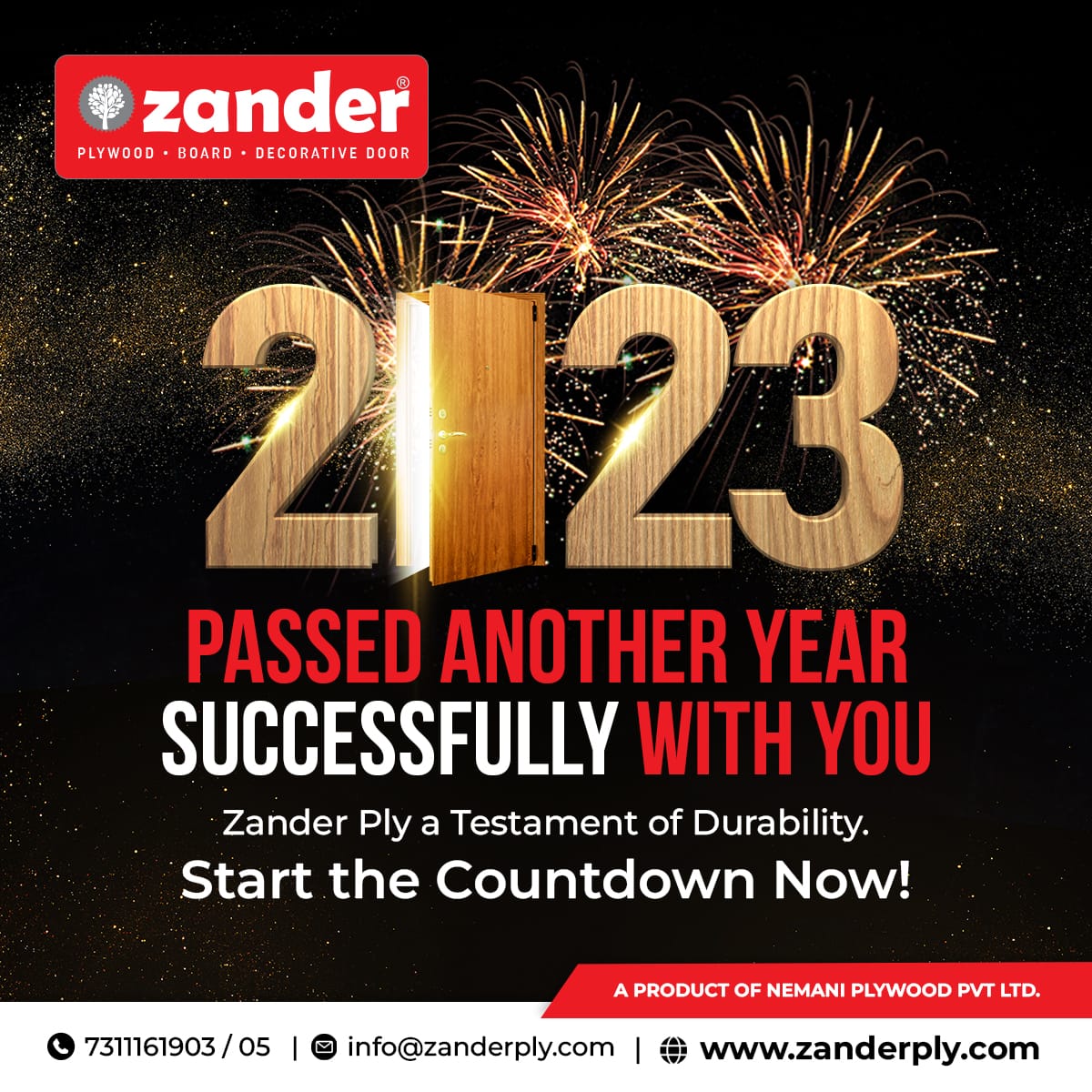 zander_ply's tweet photo. Cheers to another year of growth, strength, and success! Thank you for being a part of our journey. Wishing you a joyous Year ahead, filled with prosperity and new beginnings.

#HappyNewYear #Newyeareve #Newyeareve2024 #Newyearready #ZanderPly #Plywoodmanufacturer #Durableplywood https://t.co/iyK7MLsAQw