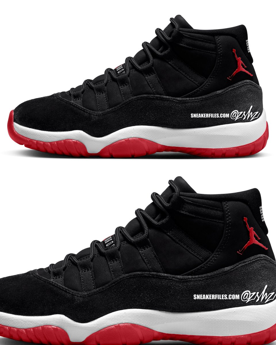 zSneakerHeadz's tweet image. Air Jordan 11 “Bred Velvet” releasing Holiday 2024. 🌹