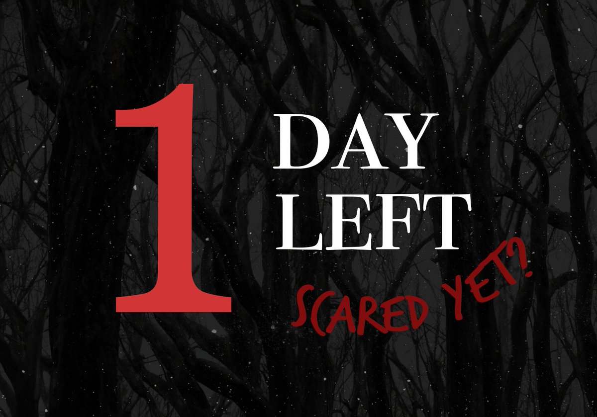 There's only TWENTY FOUR hours left to get yourself a copy of our camping themed horror anthology! ↓↓↓↓