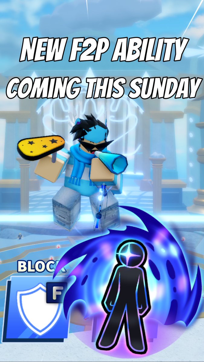 👀New FREE Ability Coming Sunday at 8:00 AM EST to Blade Ball! #bladeball #roblox

youtube.com/shorts/hgjLkVu…

❤️If this post reaches 3K likes, we will do another free ability like this in the future :)