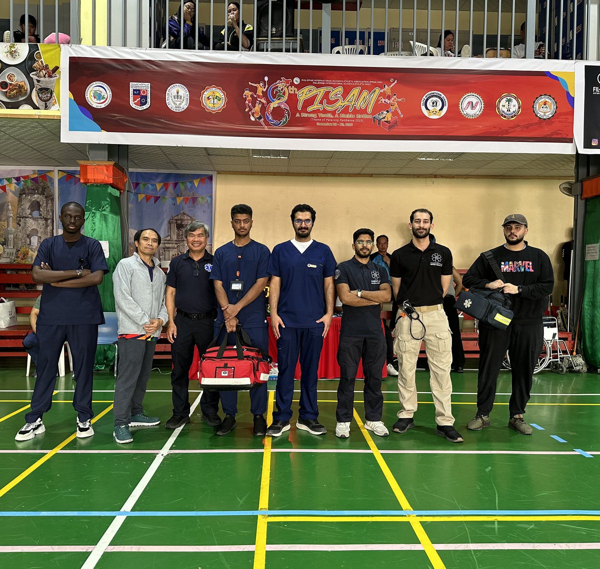 EMS221_'s tweet photo. أقام طلاب قسم الرعاية الطبية الطارئة نقطة أسعافية في اللقاء الرياضي الثامن PISAM 

#iau #الرعاية_الطبية_الطارئة #EMS_221 https://t.co/Ssc76r9XHv