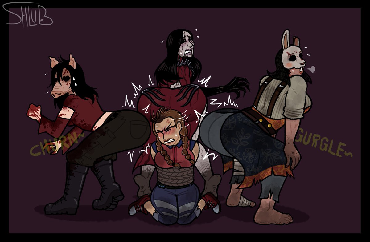 pornshlub's tweet photo. "HEX: BLOAT"
*The fog in the realm is... a bit thicker than usual.. quite rank as well...*

an OLD DBD COmm I had collecting cobwebs https://t.co/HAcs9KdkqV