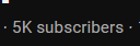THX FOR 5K SUBS