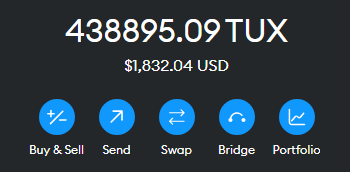 airdrop received $TUX #TUX