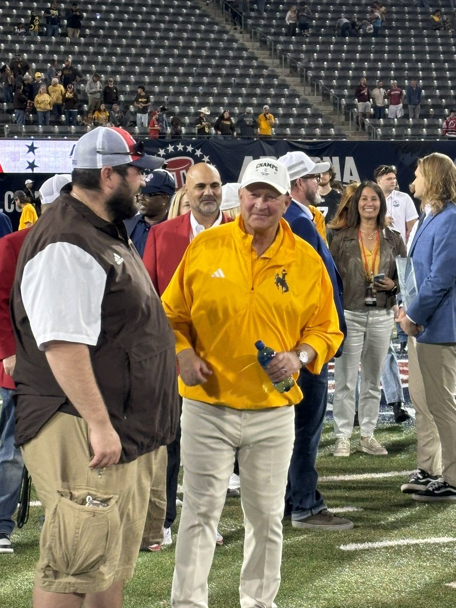 This man will officially go down in Wyoming history above .500.