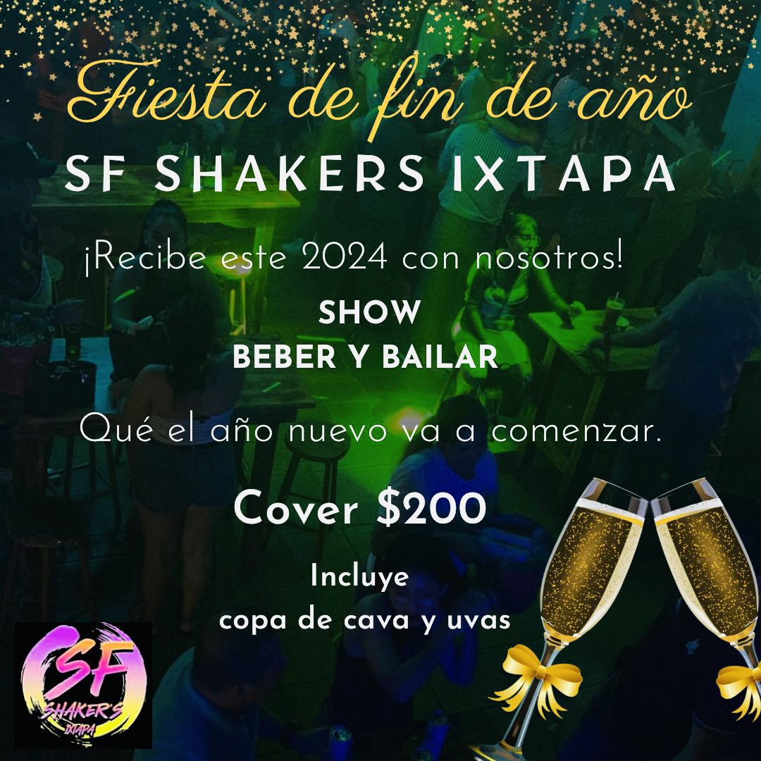 SfShakers's tweet photo. Ven a despedirlo en el lugar más divertido! @ixyzih @VisitIZ @ixtapamx https://t.co/5ztITvB417