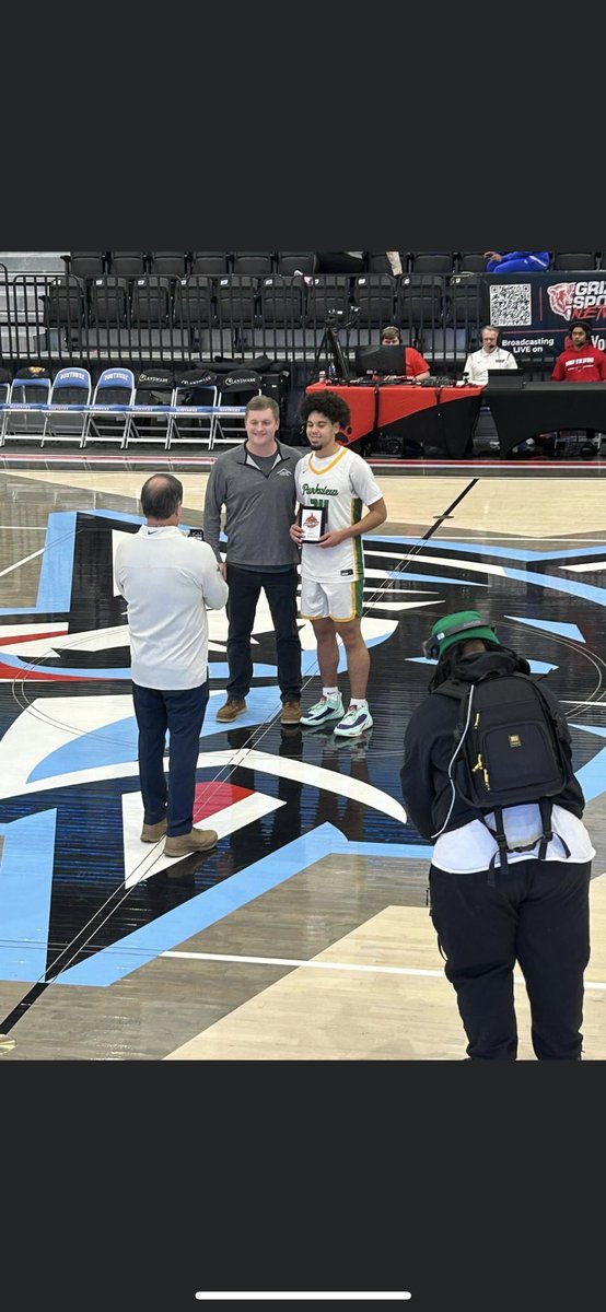 Congrats to <a href="/TJHill2024/">TJ</a> on being selected the All-Tourney team!!! GO VIKINGS!!!