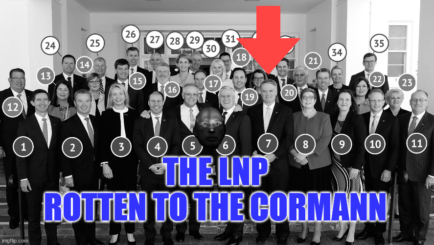 #LNPNeverAgain #LNPCorruptionParty #auspol #PwC #NACC #FederalICAC Mathias Cormann