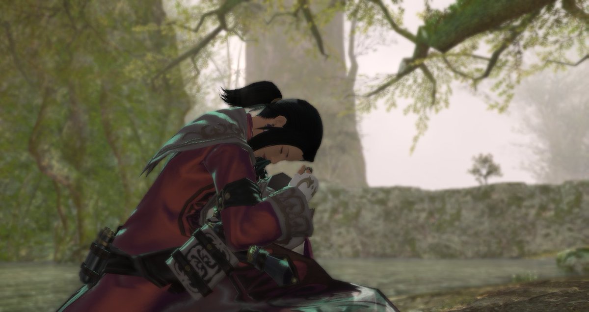 jenngerbread13's tweet photo. Day 29 - #Decembhyur2023 - Sacred - There in the light of morning, underneath The Guardian Tree, Kerina still gives thanks to the elements for their aether and for the Padjal to letting them continue on as a conjurer. They always had a healer's heart. https://t.co/b8ybmMBk66