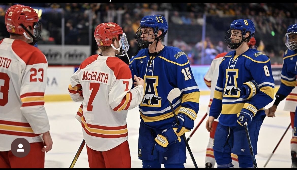⁦<a href="/weyburnredwings/">Weyburn RED WINGS - SJHL</a>⁩ Former teammates meet at the GLI.