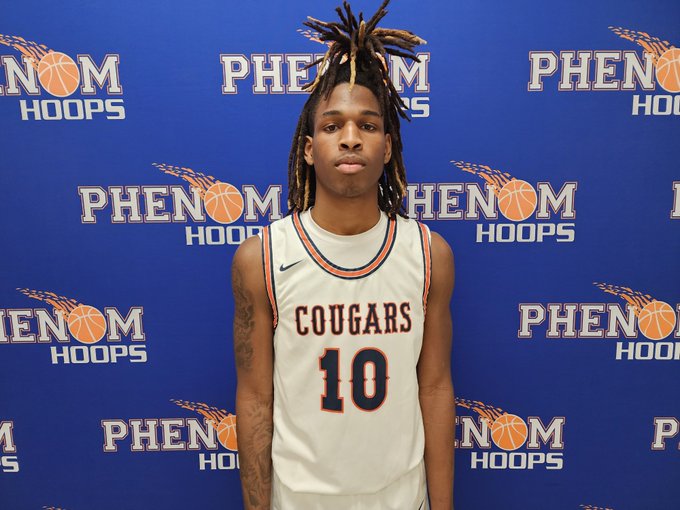 2025 Jaydon Terrell (Chambers) stepped up in the first half to keep his team right there, hitting big shots and creating strong off the bounce as well as get to the line. #PhenomNewYearsBash #PhenomHoops