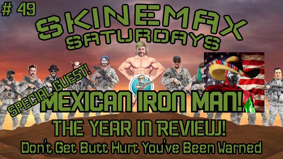 TONIGHT @MikeCanulSJ aka Mexican Ironman will be joining us LIVE at 10pm EST The Year In Review! Bye Bye 2023! WAR Movies! Links BELOW! Please Share!
@SoldierSpirit1 @CommonNerd1791 @Hard_Furry
@GHAL8604 @LG2076News @RGR_BoB @RealRaster
@LeKnight22