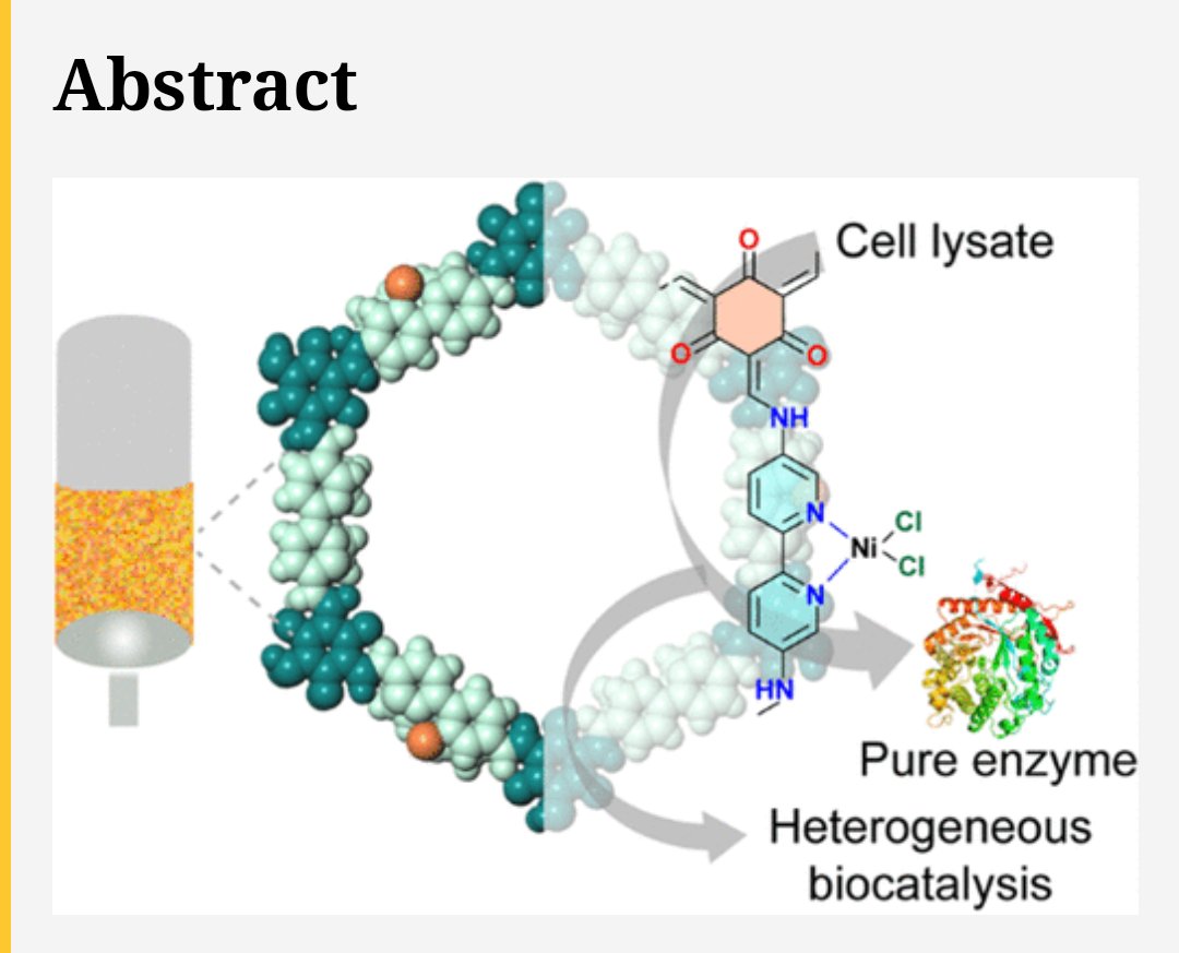 Satyadip Paul (@paul_satyadip) on Twitter photo Happy to share our second collaborative work "Covalent Organic Frameworks for the Purification of Recombinant Enzymes and Heterogeneous Biocatalysis" with <a href="/gupmani/">Mani Gupta</a> and S. Datta. Thank you <a href="/banerjee_r/">Rahul Banerjee</a> for your inspiration and guidance. <a href="/iiserkol/">IISER Kolkata</a>
pubs.acs.org/doi/10.1021/ja… Happy to share our second collaborative work "Covalent Organic Frameworks for the Purification of Recombinant Enzymes and Heterogeneous Biocatalysis" with <a href="/gupmani/">Mani Gupta</a> and S. Datta. Thank you <a href="/banerjee_r/">Rahul Banerjee</a> for your inspiration and guidance. <a href="/iiserkol/">IISER Kolkata</a>
pubs.acs.org/doi/10.1021/ja…