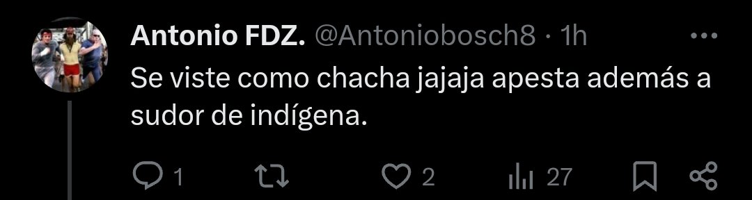 re_cabrerab's tweet photo. "no existe el racismo en México"

los comentarios que me ponen: https://t.co/Ouq1ogOOTb