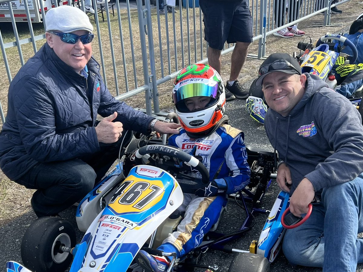 Our Danny did the Daytona double win today, both classes. Nobody in our family has ever done. There was great competition, great families everywhere having their own victories/fun and really confirmed how much karting does for kids in racing!