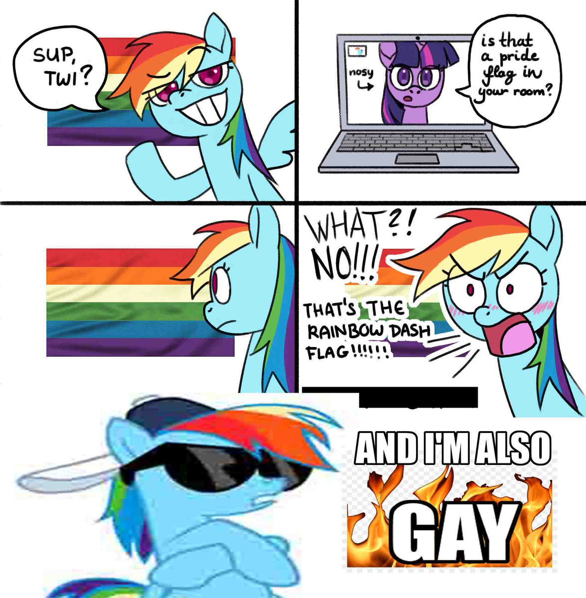 alternate gayer version #mlp