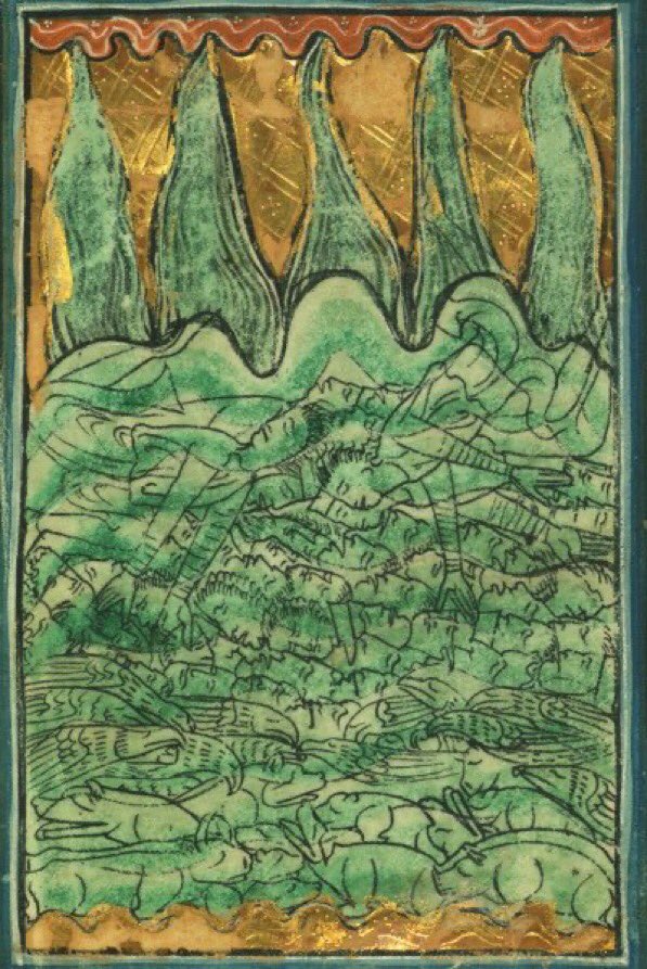 this 13th century depiction of the great flood