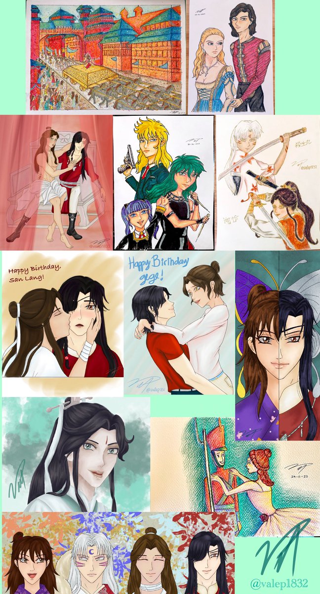 valep1832's tweet photo. Art summary 2023 🖌️🎨🖍️ https://t.co/5XD1XgMDho