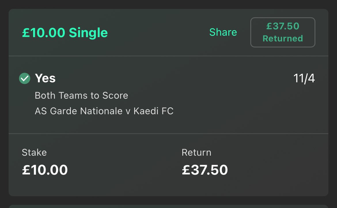 FormleFootball's tweet image. More tinkering with the BTTS model and this one leapt out at me. Thank you, you Mauritanian beauties 💪