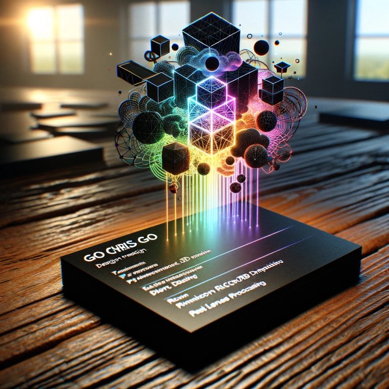 GoChrisGo_xyz's tweet photo. #DesignTournament Round3
#XR #AirBizCards #DesignByGoChrisGo_xyz https://t.co/ugBomPDprC