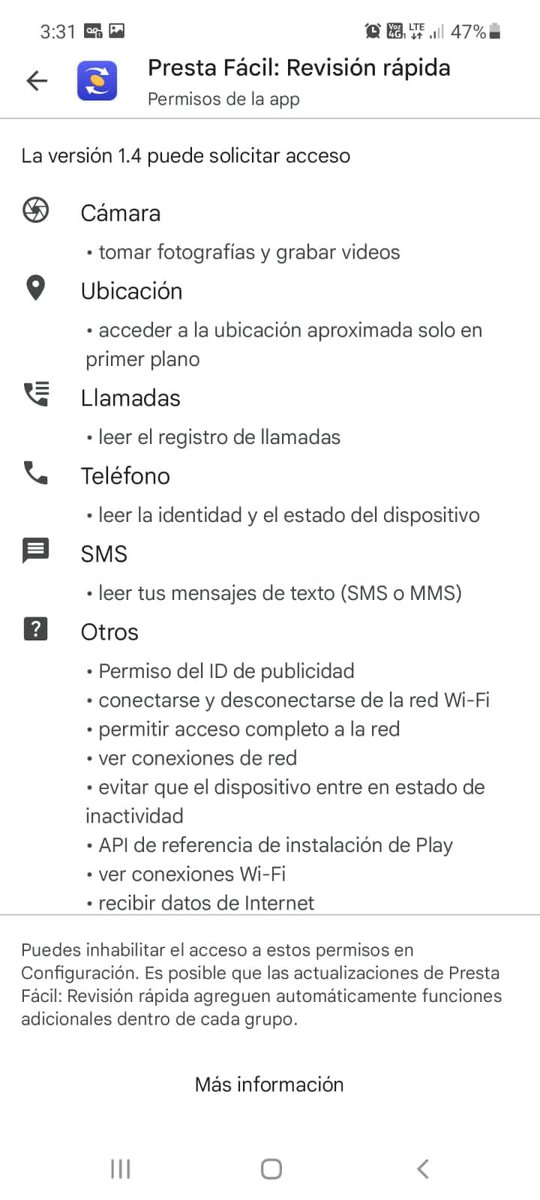 CaiVirtual's tweet photo. 🚨Alerta🚨

Cibercriminales a través de aplicaciones buscan acceder a la información personal de su 📲

📌No caiga en el engaño de fáciles créditos digitales
📌Verifique los permisos que solicita la App al momento de instalar
📌Verifique los comentarios negativos de la aplicación https://t.co/SmjgqNQflu