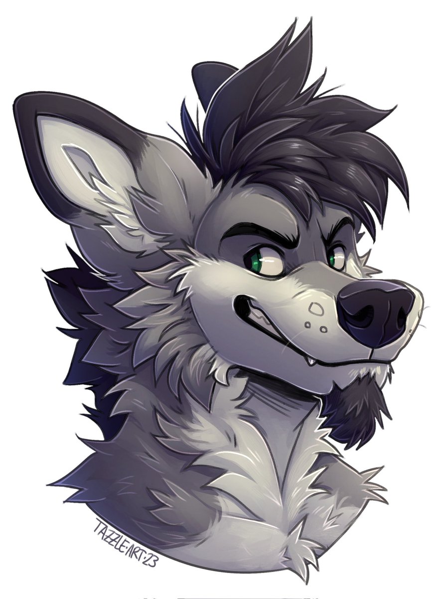 OllieWolf done by the amazing 🎨 : <a href="/DamnTazzle/">Taz 🍀</a> 💚 Thankyou! 🐺
