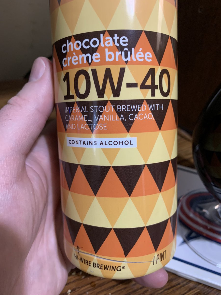 RealBMaxwell's tweet photo. It’s still #stouturday and @HiWireBrewing 🍫 Crème Brûlée is a tasty one 😃👍🍺 #CraftBeer #stoutseason @BrianVolkert @BertSmedley @PaulOBrien10 @CorkBeer @AndyKenny27 @DKenni @BeerSnobSean @ASFreed @1SickAssFool @ZombieWWZ @zappafaye @RJellyman @Senor_Greezy @CATbrew13 https://t.co/06kVJemHVZ