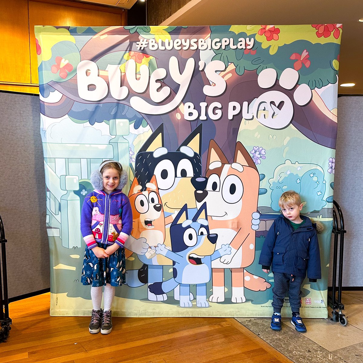 Day 364 - I am grateful that Sophie and Thomas enjoyed a trip into London to see Bluey’s Big Play. #365daysofgratitude