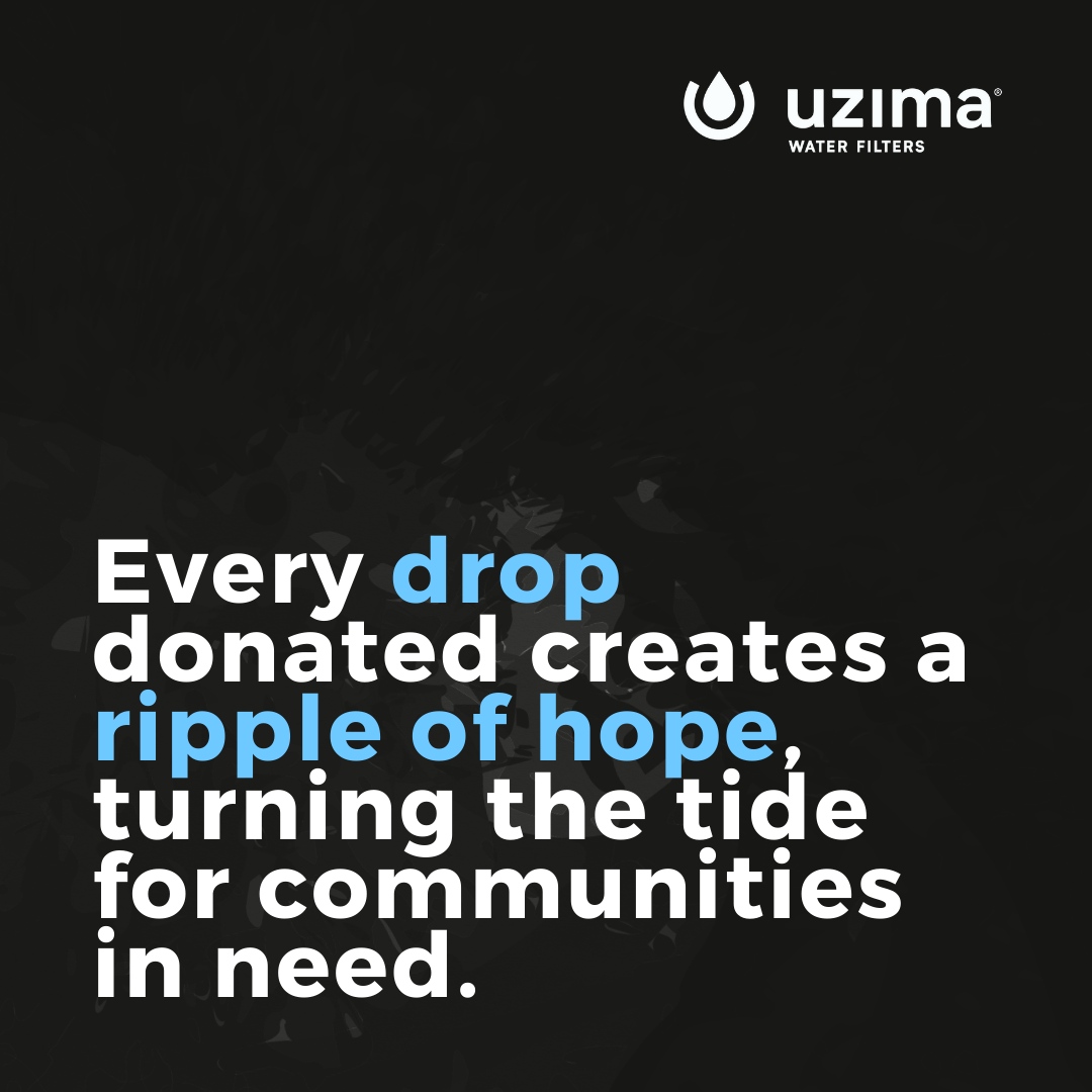 Transforming Drops into Waves of Change. Join us in making a splash for clean water—your contribution counts! 💧💙 uzimacleanwatermission.kindful.com

#DonateForChange #CleanWaterMission #uzimameanslife #waterfilter #drinkingwater #purewater #safewater #waterpurifier #cleanwaterforall