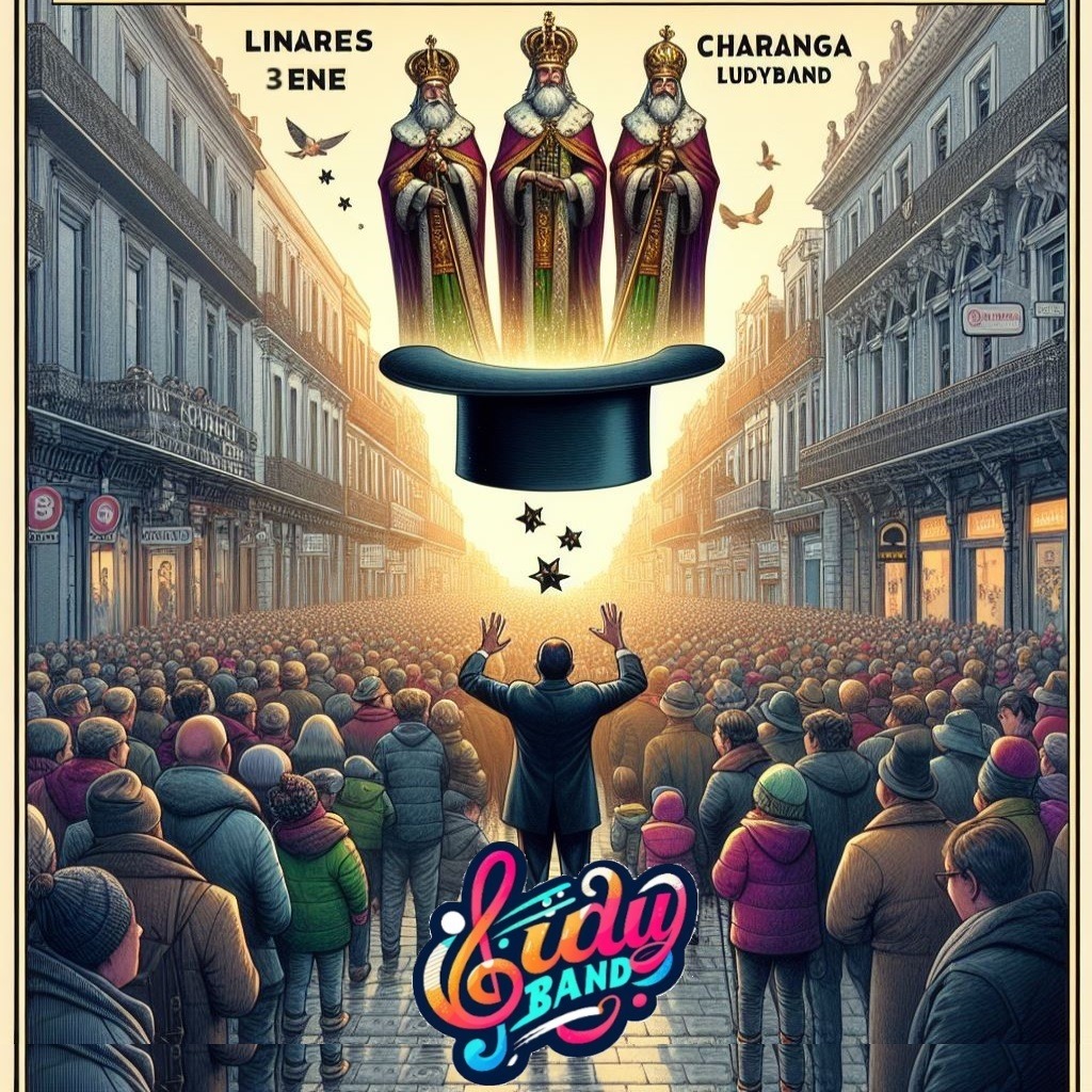 LudyBand's tweet photo. ‼️Aviso a todas las unidades!! 📢

Como ya anunciamos, el día 3 participaremos en el Heraldo Real de Linares acompañando al gran @El_MagoTorres y su séquito de beduínos!! 🪄🎩✨ https://t.co/X4YGXh3A2I