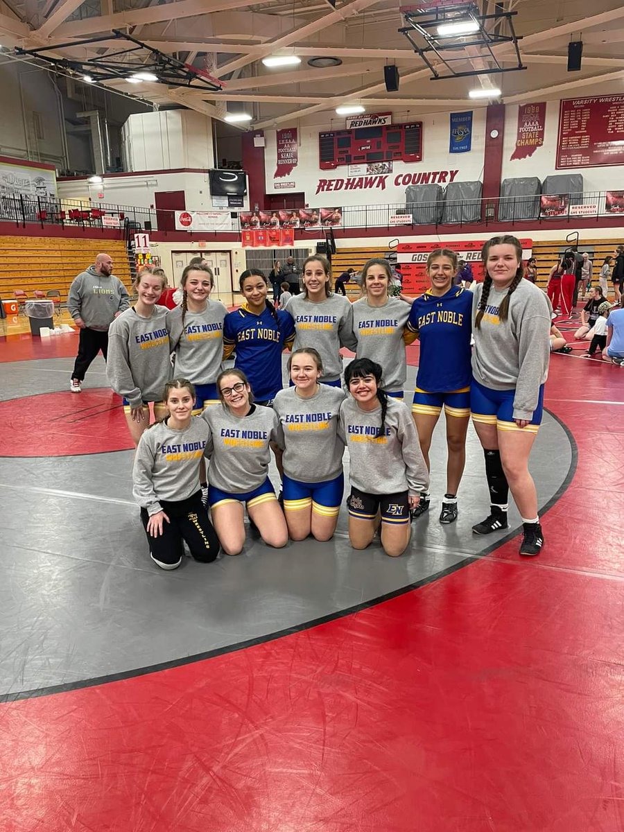 ENKnights's tweet photo. Girls Regional Wrestling Results!
Team Ist Place
1st 100 - Kyleigh Honaker
1st 110 - Aubrey Diehm
1st 140 - Kahmya Bell
1st 145 - Elaine Leins
2nd 115 - Marisa Schneider
2nd 125 - Natalie Spidel
2nd 130 - Hadleigh Eling
2nd 235 - Kaelyn Graves
3rd 120 - Emma Raatz https://t.co/1AgjBW0Lfc