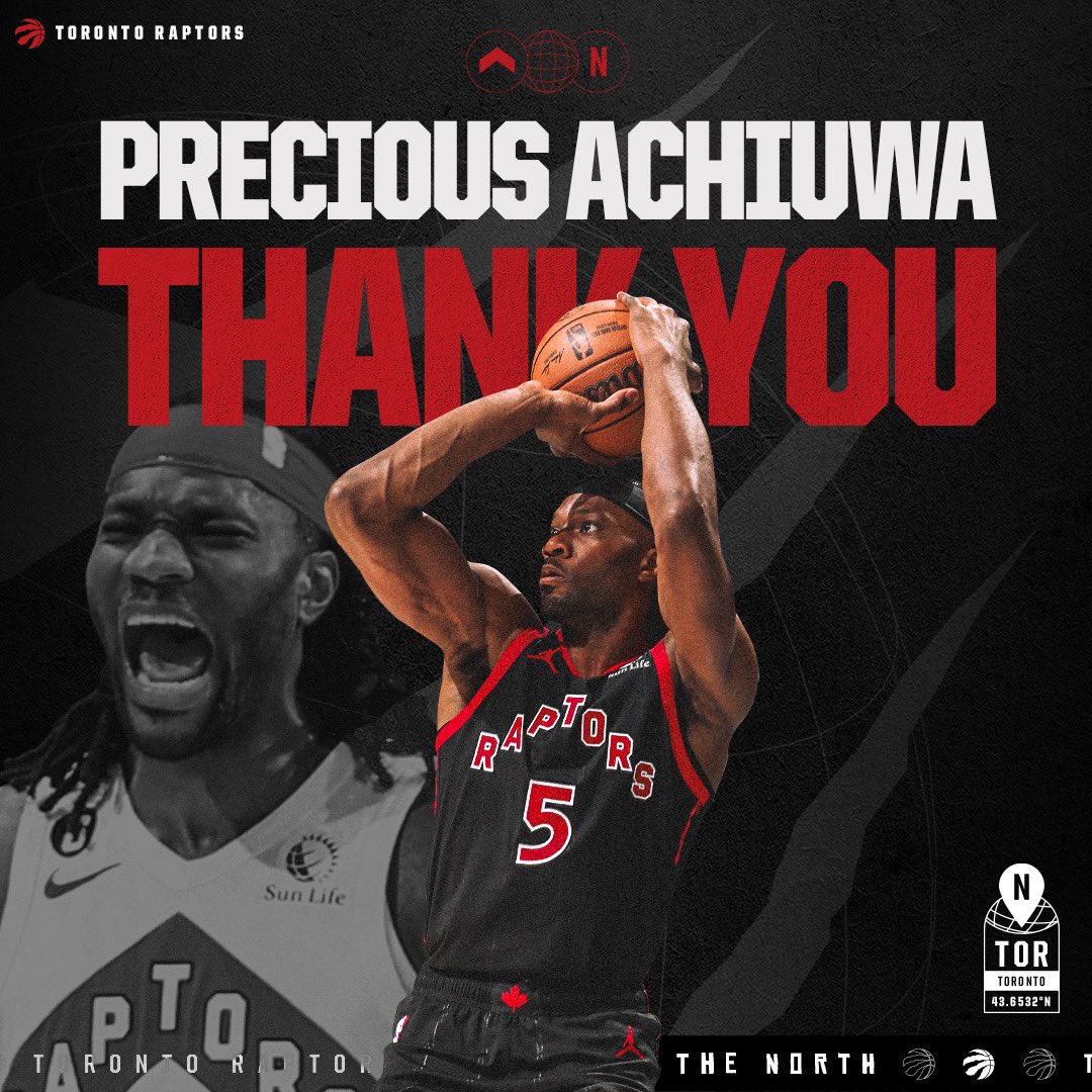 Thank you, <a href="/PreciousAchiuwa/">Precious Achiuwa</a> ❤️