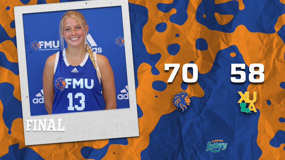 FMU Lions Athletics (@gofmulions) on Twitter photo FINAL |
FMU WBB: 70
<a href="/xulagold/">XULA Athletics</a> 58
After trailing by four going into the 4th, the #Lions outscored Xavier 25-9 to complete the sweep in the Keiser New Year's Classic.
<a href="/FLMemorialUniv/">Florida Memorial University</a> <a href="/floridalottery/">Florida Lottery</a>
#FloridaMemorial #basketball #hoops #FundingFutured ๐ฆ๐ FINAL |
FMU WBB: 70
<a href="/xulagold/">XULA Athletics</a> 58
After trailing by four going into the 4th, the #Lions outscored Xavier 25-9 to complete the sweep in the Keiser New Year's Classic.
<a href="/FLMemorialUniv/">Florida Memorial University</a> <a href="/floridalottery/">Florida Lottery</a>
#FloridaMemorial #basketball #hoops #FundingFutured ๐ฆ๐