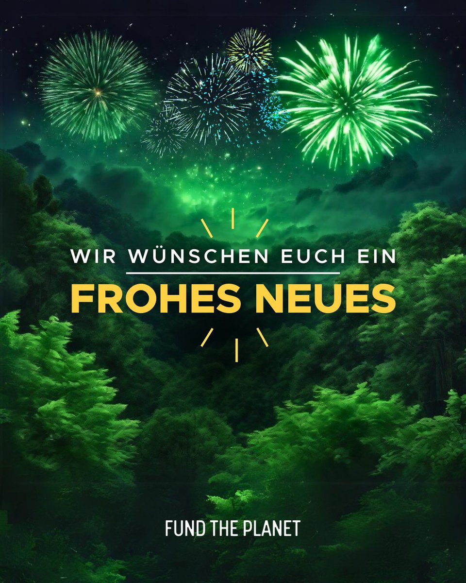 Wie der Regenwald in voller Pracht, so grün, so frisch, so wunderbar, sei dein Jahr, ganz frisch und klar! 🥳