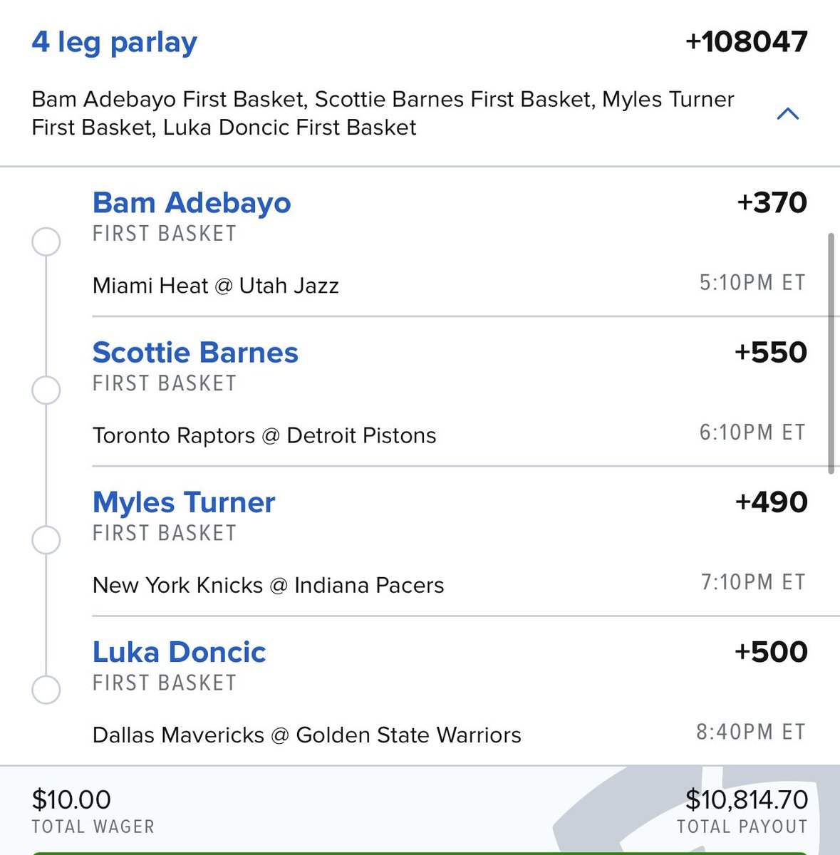 The OddsFather tweet media