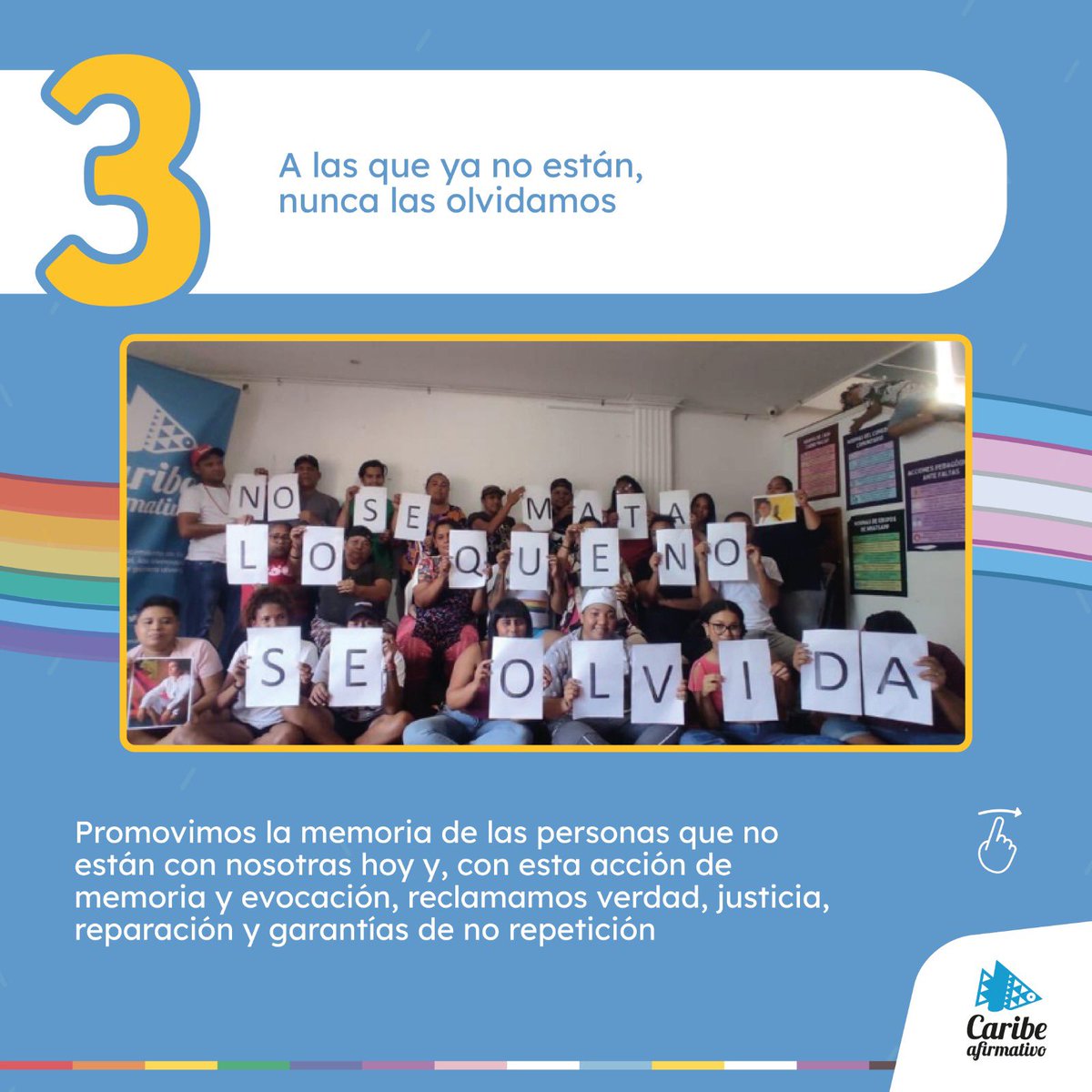 🏳️‍⚧️🏳️‍🌈Desde muestra área comunitaria te traemos algunos de los logros más importantes que registramos este año.✨