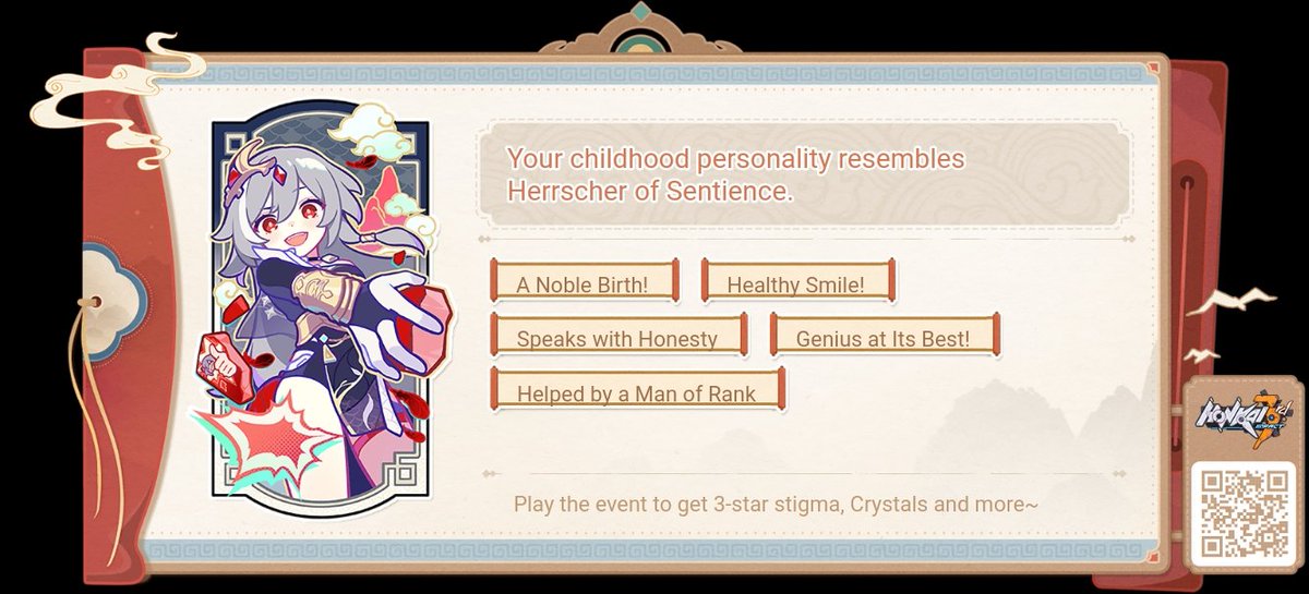 ContiKaesar's tweet image. Play web event Fortune-telling! A Life of Luck! to get Crystals and more!