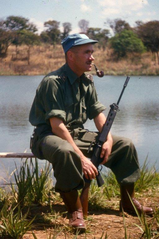 Commandant Patrick Quinlan before the siege of Jadotville, Congo Crisis, 1961. During Jadotville Irish UN peacekeepers held off a huge force of french mercenaries soldiers for 6 days