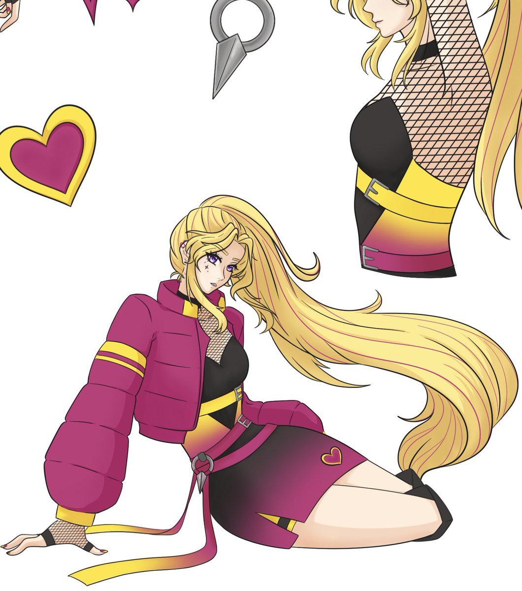 AzuVtuber's tweet photo. Heartsteel inspired outfit for my OC 💖✨

#heartsteel #digitalart #OCart #animeart https://t.co/tn9xiTTOG5